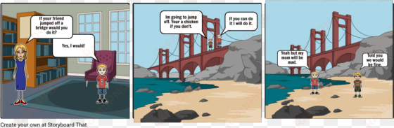 if your friend jumps off a bridge - deposition weathering erosion storyboards