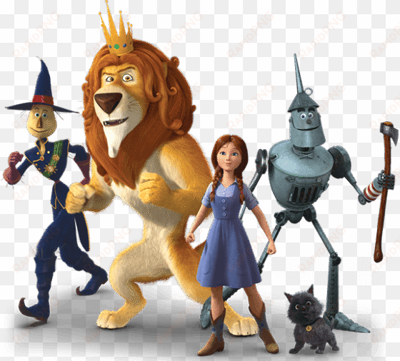 image of dorothy and the rest of the gang - legends of oz dorothy's return tin man