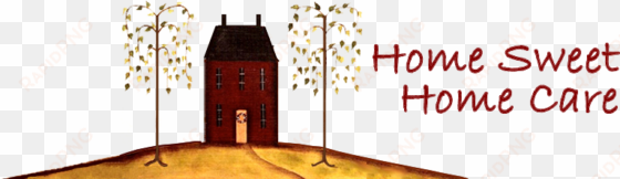 image of home sweet home care logo - ginger cat 'welcome home' card