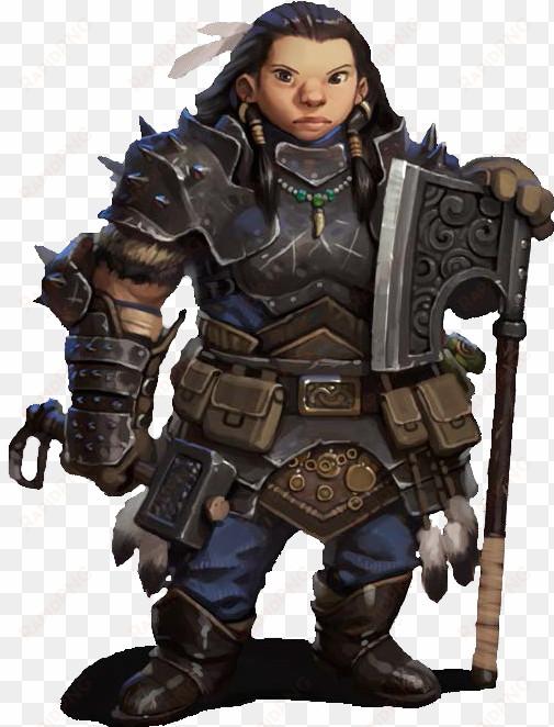 image result for fantasy character art transparent - d&d female dwarf warriors