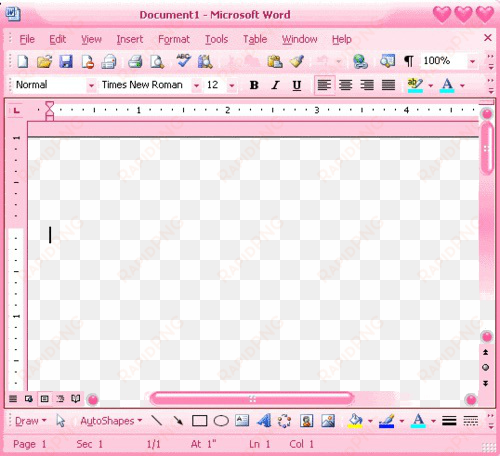 imagen relacionada - pink word document microsoft