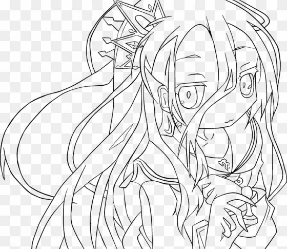 [ img] yeah i drew shiro from no game no life - line art