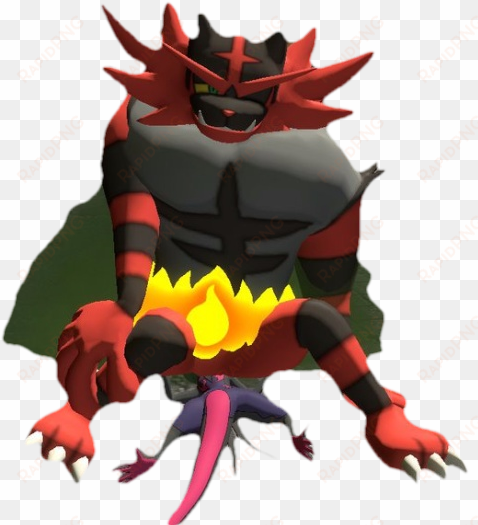 incineroar gasses salazzle by smellyponylover-dawof89 - incineroar
