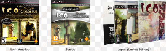 *includes 100 page artbook - ico and shadow of the colossus [limited edition]
