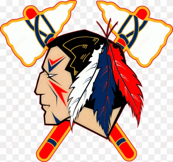indians tomahawk image - johnstown tomahawks logo