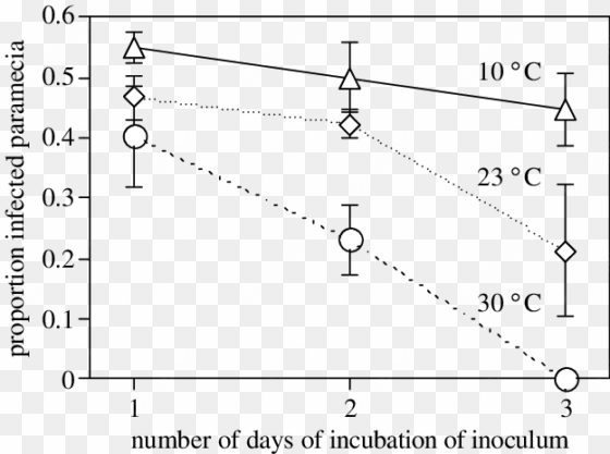 infection success after 1 3 days of incubation of infectious - diagram