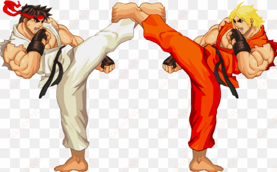iniciamos la saga con el street fighter original , - street fighter ryu ken png