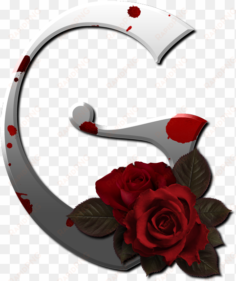initial letters initials gothic roses goth - r alphabet in rose