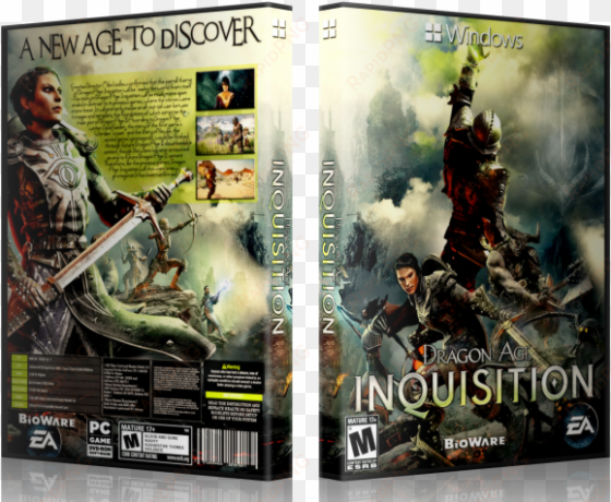inquisition box art cover - dragon age inquisition pc cover