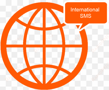 international sms services - web flat icon png