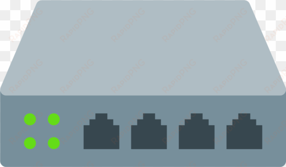 internet hub icon - network switch flat png