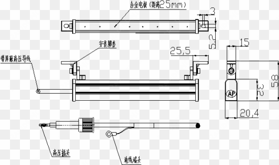 ionizer bar static electricity eliminator protection - diagram