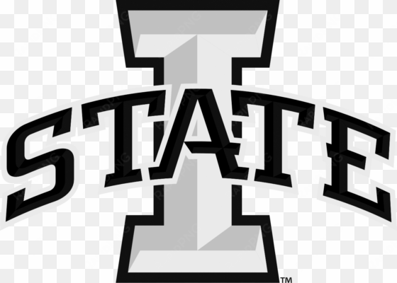 iowa state - iowa state football black and white