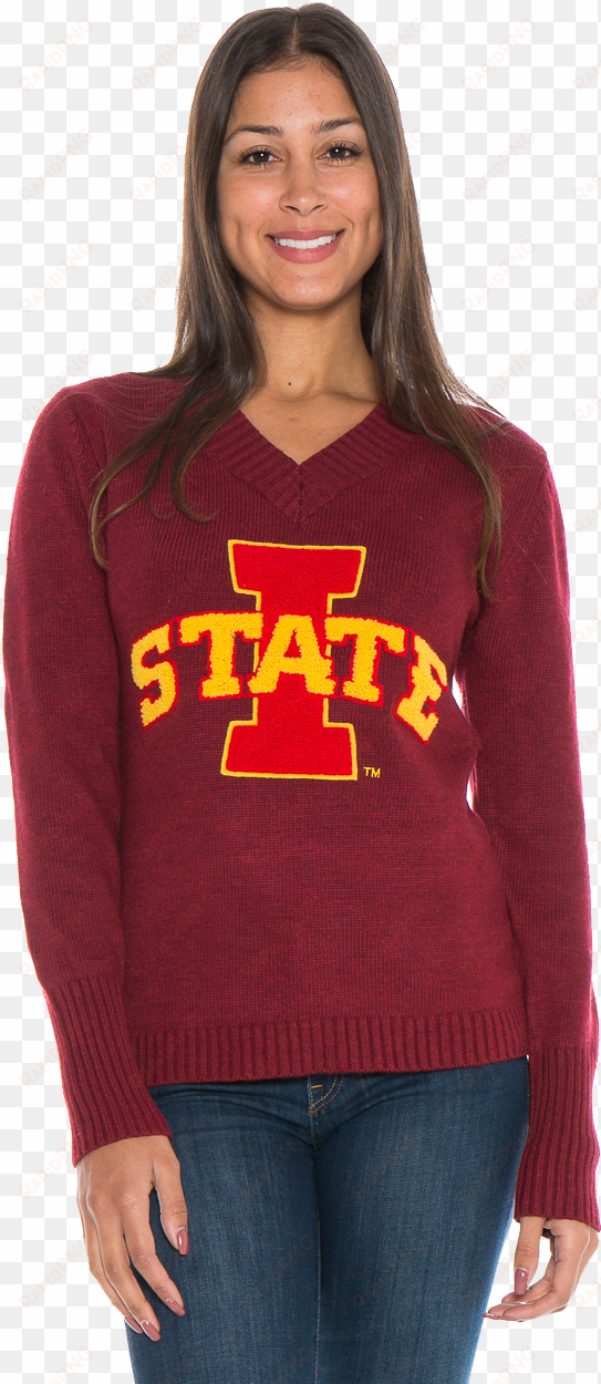 iowa state women's v-neck sweater - iowa state cyclones