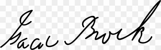 isaac brock signature - sir isaac brock signature