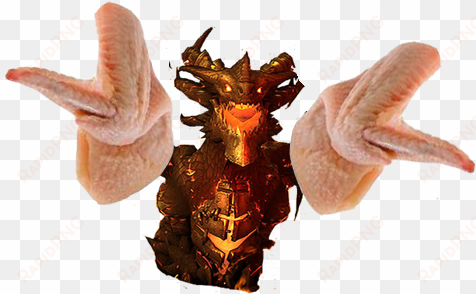 it will be a re-used model, called chickenwing - wow deathwing