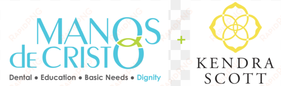 join our "kendra scott gives back" party - manos de cristo logo