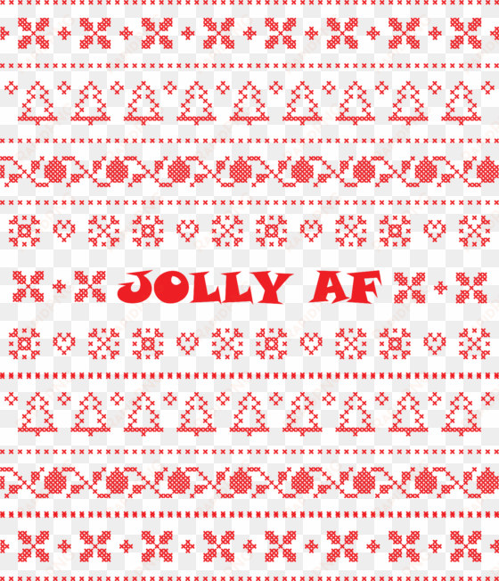 jolly af funny ugly christmas - orange
