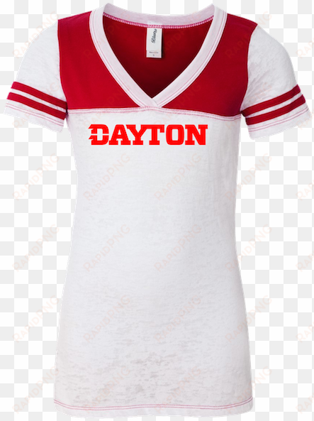 juniors burnout v neck t shirt - dayton flyers ceramic tumbler w/ lid-university