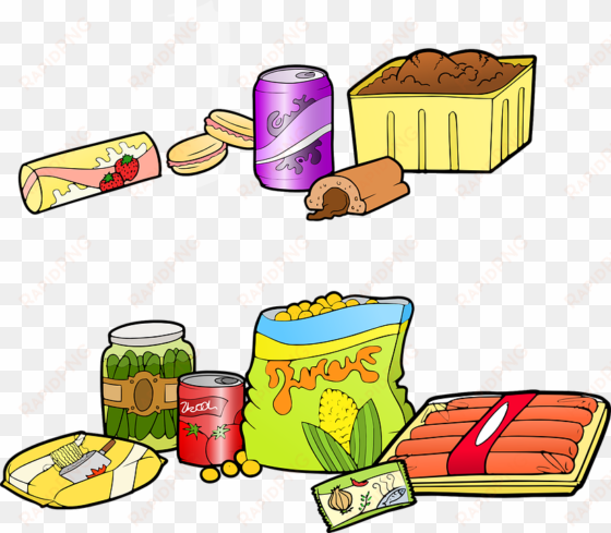 junk food clipart bad health - makanan tidak sehat animasi