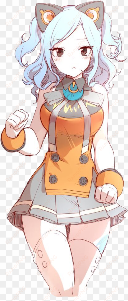 juvia lockster transparent png - fairy tail juvia cat