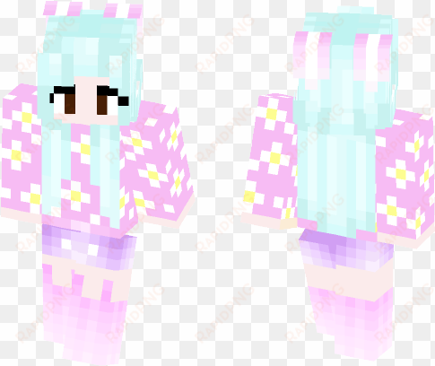 kawaii bunny girl = w = - skin minecraft izumi sagiri