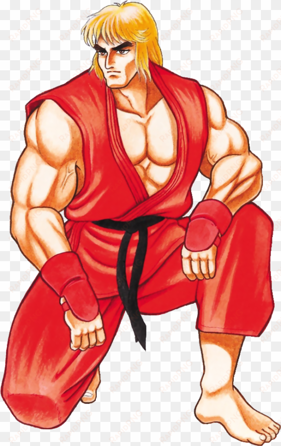 ken masters as seen in street fighter 2 - street fighter ii character art