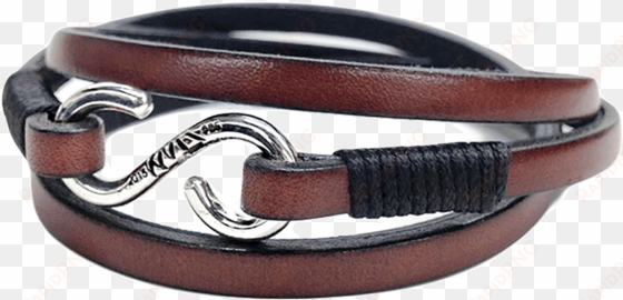 kenton michael genuine leather strap and sterling triple - kenton michael handcrafted leather triple wrap bracelet