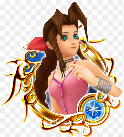 kh aerith - kingdom hearts sora medal
