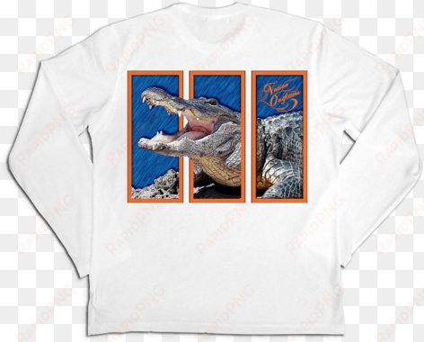kids sun shirt men's ls spf50 gator tri - swordfish