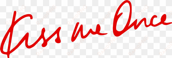 kiss me once - kylie minogue kiss me once logo