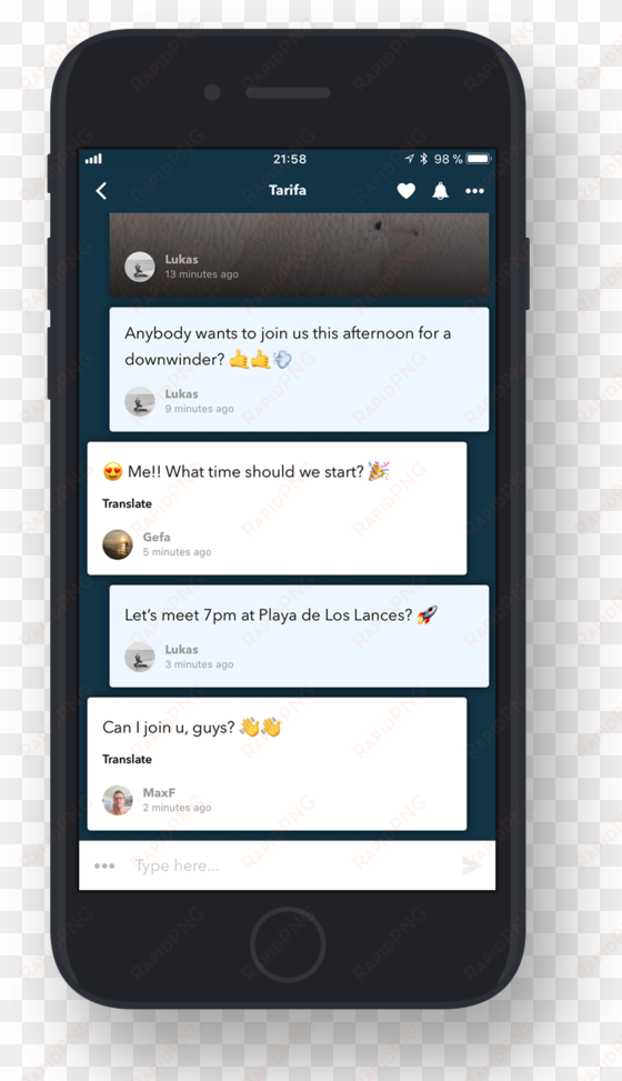 kitecloud-app social network - mobile app