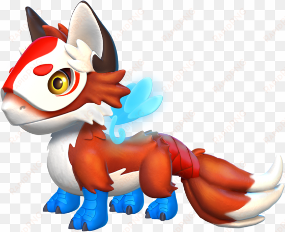 kitsune dragon baby - dragon mania kitsune dragon