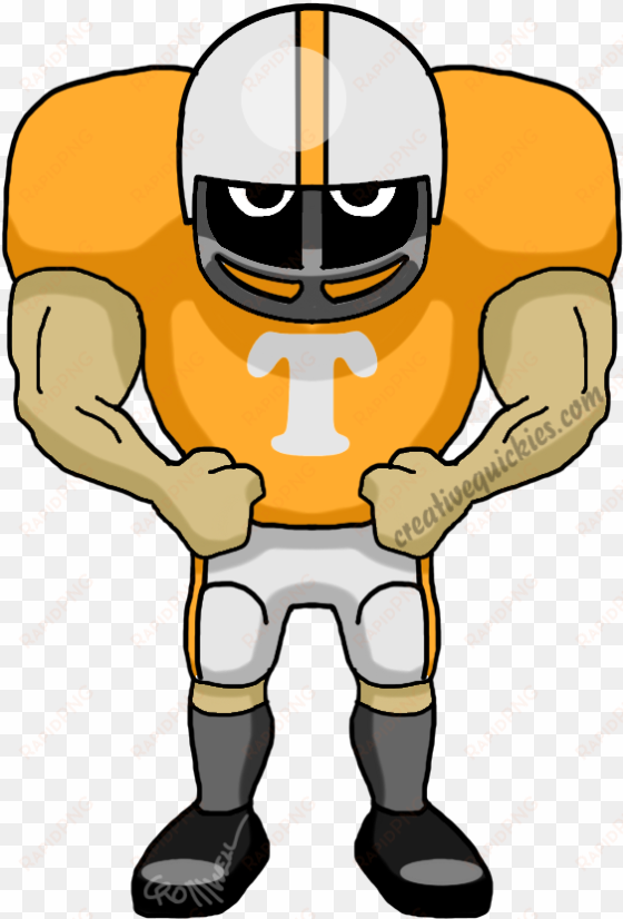 knoxville tennessee volunteers - green bay packers cartoon