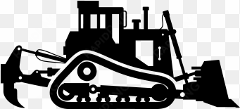 komatsu d275a-2 - cat dozer silhouette