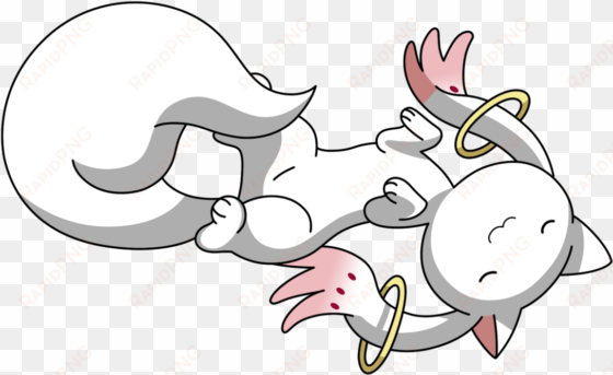kyubey tomohisa kaname white black mammal cartoon vertebrate - kyubey png gif