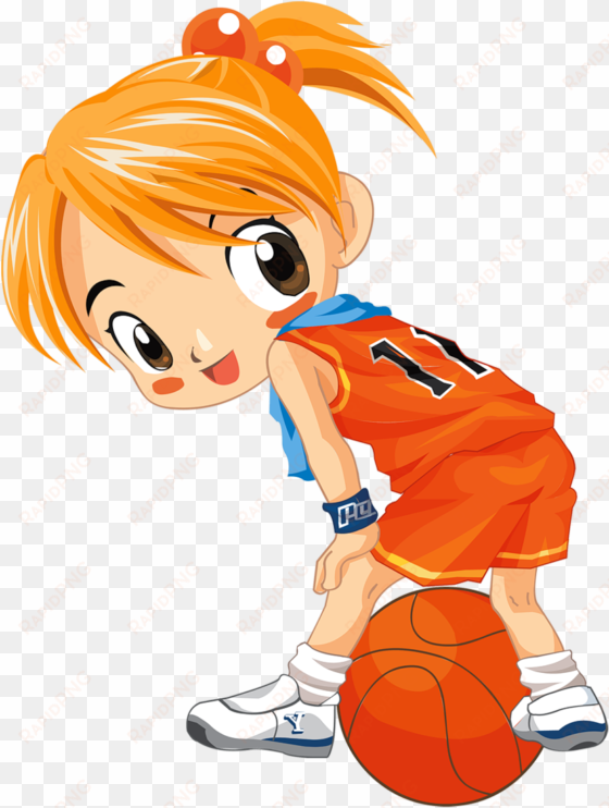 láminas infantiles y para adolescentes - basquet bol femenil anime
