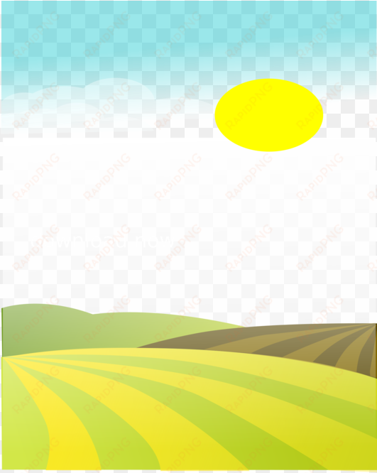 landscape ecoregion computer icons yellow - clip art