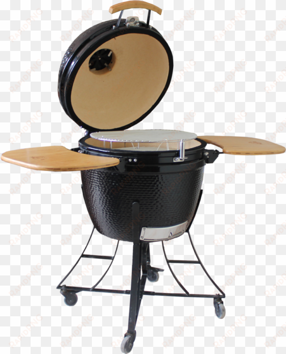 large outdoor auplex kamado 21 24 29 inch with bamboo - barbecue grill