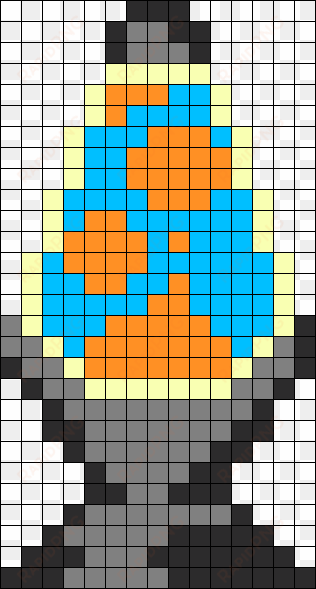 lava lamp perler perler bead pattern / bead sprite - pixel art lava lamp