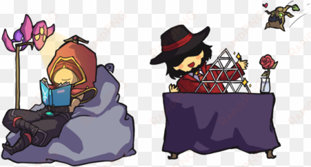 league of legends, twisted fate, and lee sin image - lee sin and twisted fate