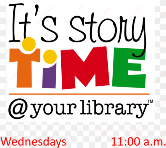 learning - story time library flyer