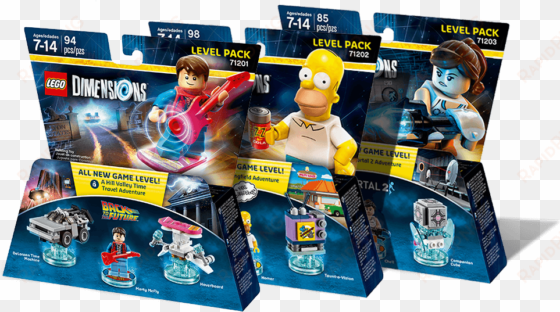 lego dimensions level packs - lego dimension level pack-back to the future