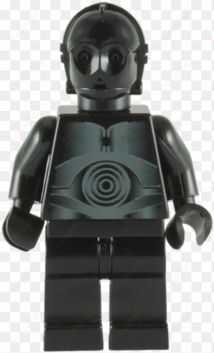 lego protocol droid minifigure - lego black protocol droid