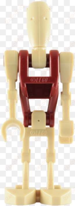 lego security battle droid minifigure with blaster - lego star wars: red security battle droid minifigure