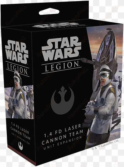 leia organa, star wars - star wars legion 1.4 fd laser cannon team unit expansion