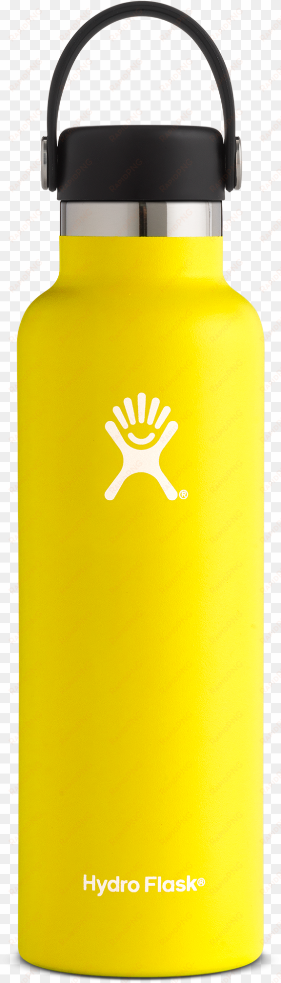 lemon - hydro flask 21oz standard mouth insulated bottle