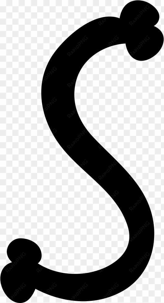 letter s of filled bones halloween typography comments - halloween s letter