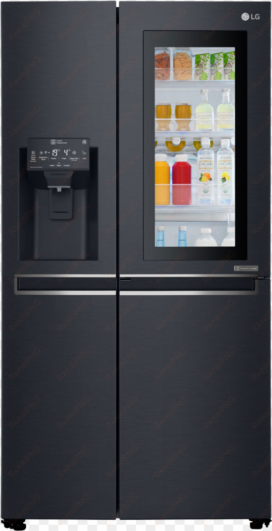 lg gsx960mtaz instaview door in door american fridge - lg side by side