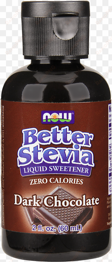 lightbox - now foods better stevia - liquid extract, dark chocolate